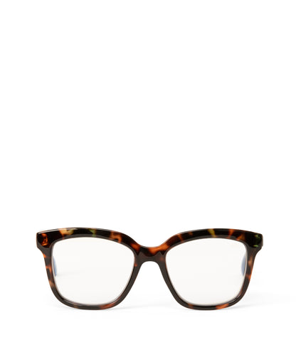 VIVIE-3 Recycled Wayfarer Reading Glasses | Color: Clear - variant::print
