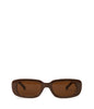 KIIN-2 Recycled Rectangle Sunglasses | Color: Brown - variant::brown