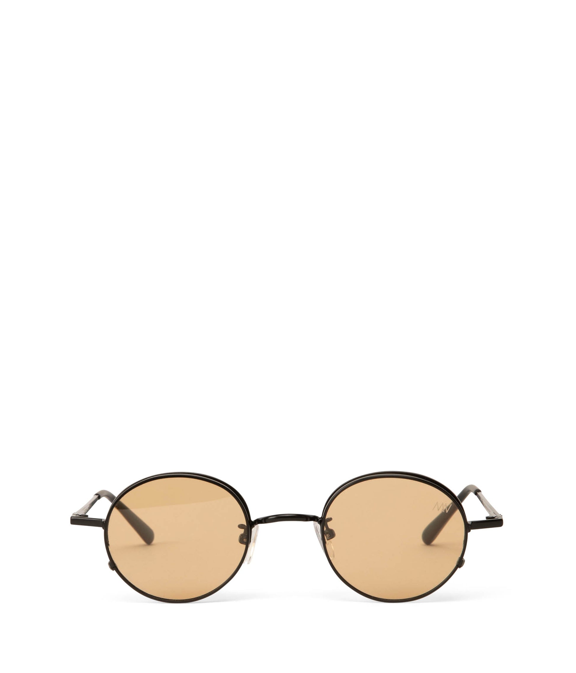 EDDON Small Round Sunglasses | Color: Black - variant::black