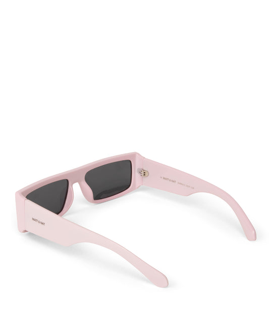SAWAI-2 Recycled Rectangle Sunglasses | Color: Pink, Grey - variant::lily