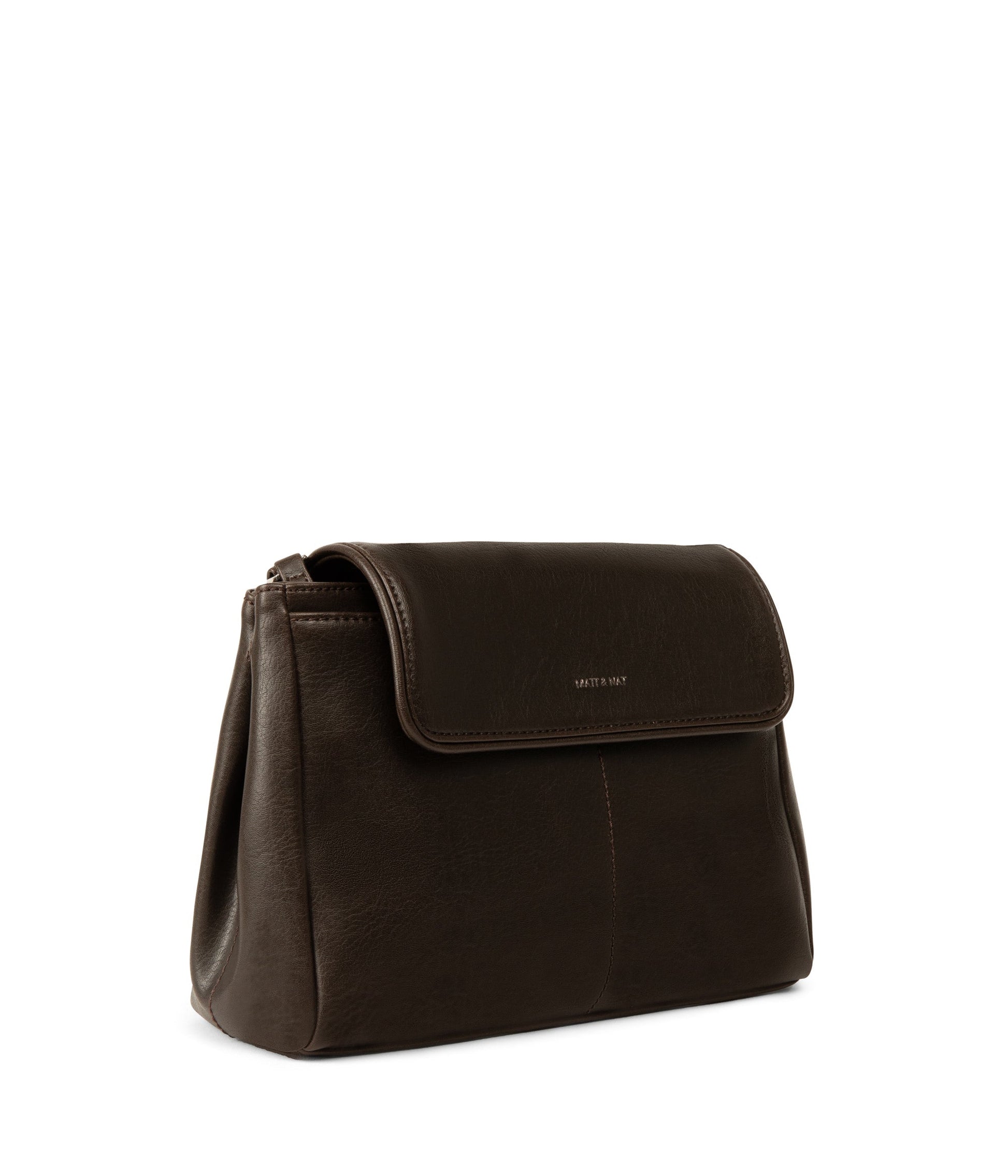 SAMOA Vegan Crossbody Bag - Vintage | Color: Brown - variant::espresso