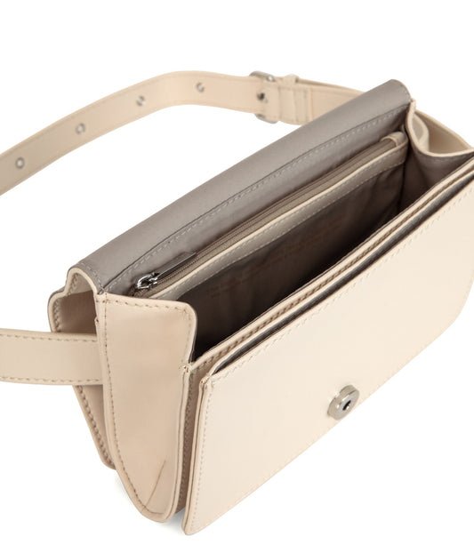 NINO Vegan Belt Bag - Arbor | Color: White, Beige - variant::macadamia