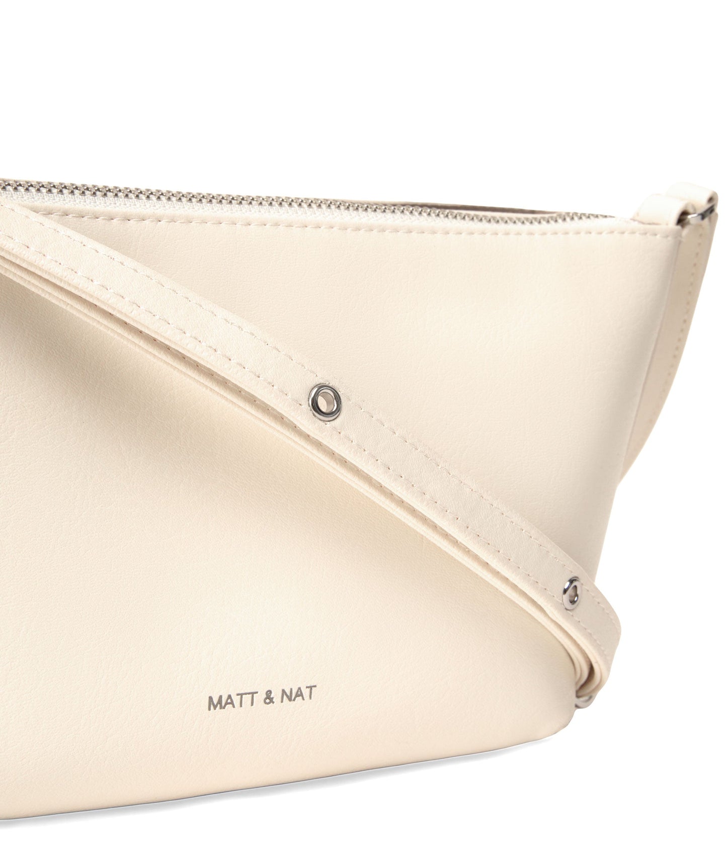 MACY Vegan Crossbody Bag - Arbor | Color: White, Beige - variant::macadamia