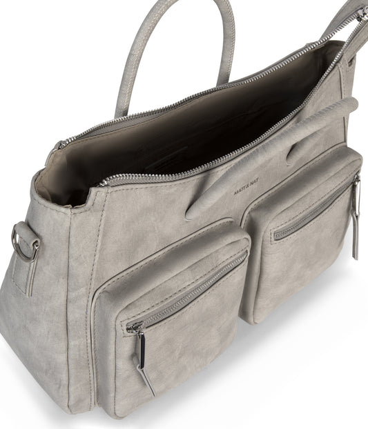 PAOLA Vegan Satchel - Once Upon A Time | Color: Grey - variant::eclipse