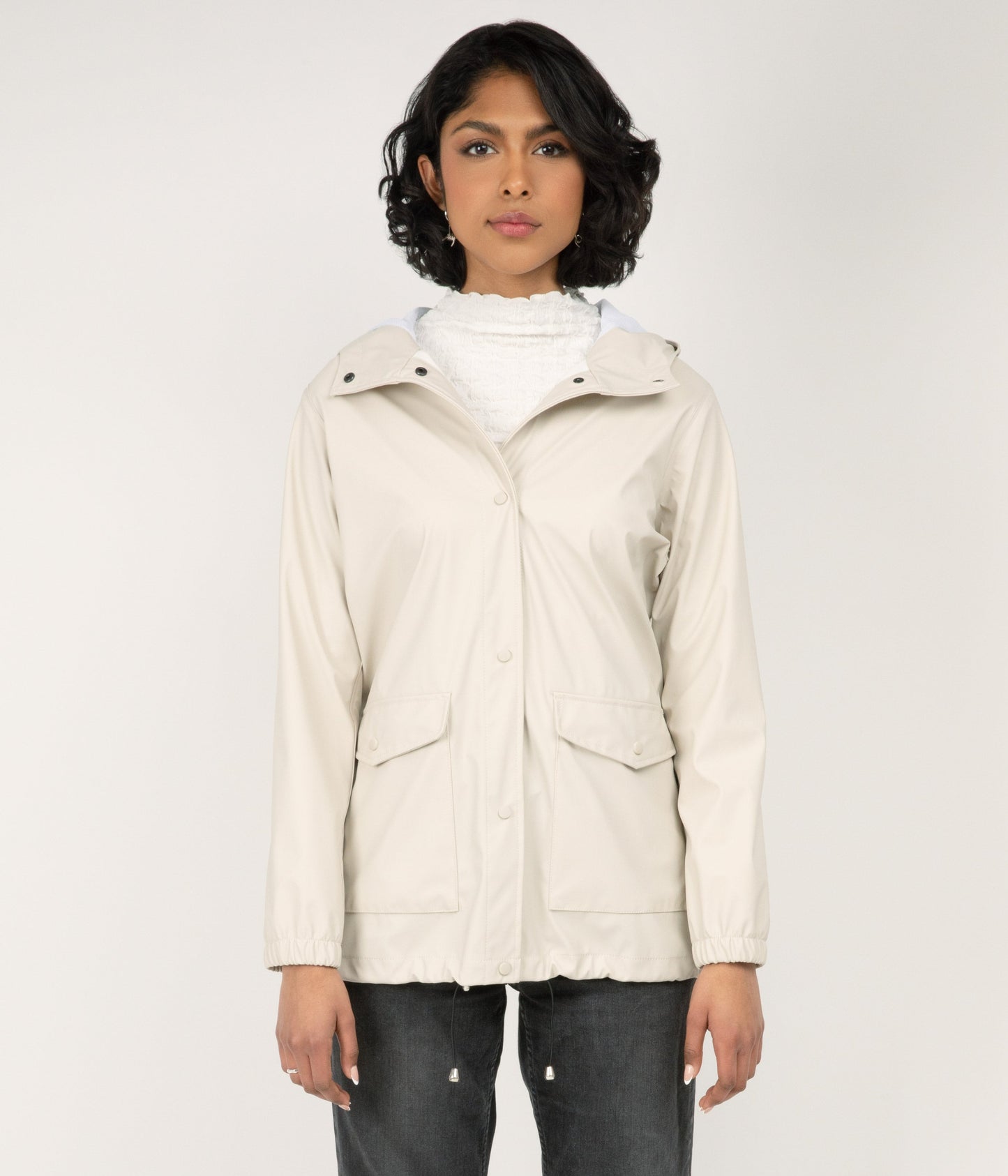 DEMEE Women’s Rain Jacket | Color: Brown - variant::espresso