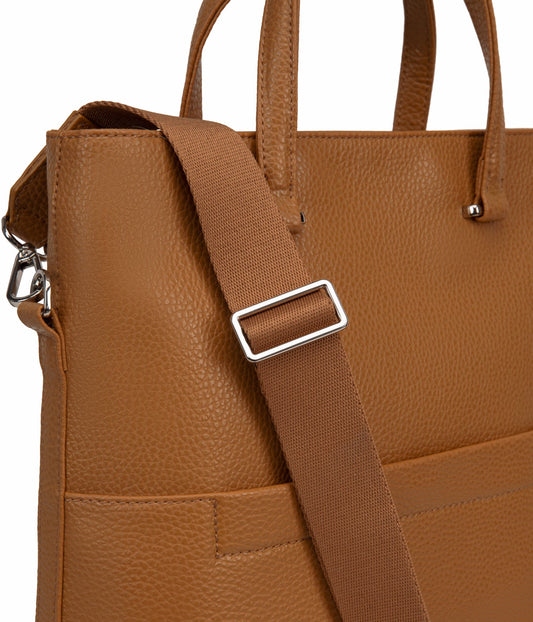 LENNIE Vegan Tote Bag - Purity | Color: Tan, Brown - variant::amber