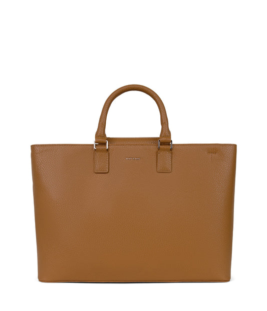 SEVYN Vegan Satchel - Purity | Color: Tan, Brown - variant::amber