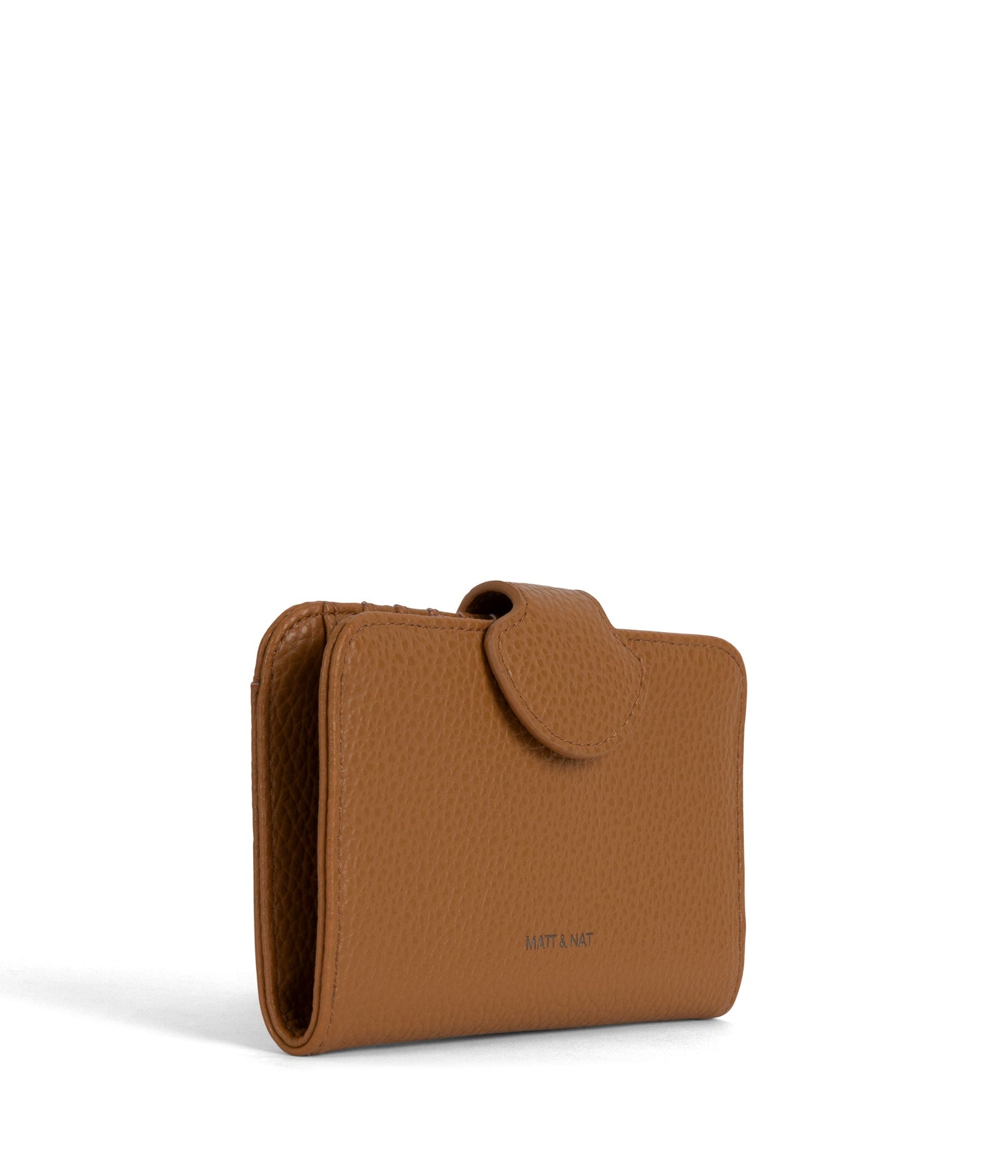 FLOATSM Small Vegan Wallet - Purity | Color: Tan, Brown - variant::amber