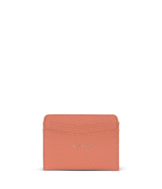 JUNYA Vegan Card Holder - Purity | Color: Orange, Pink - variant::plush