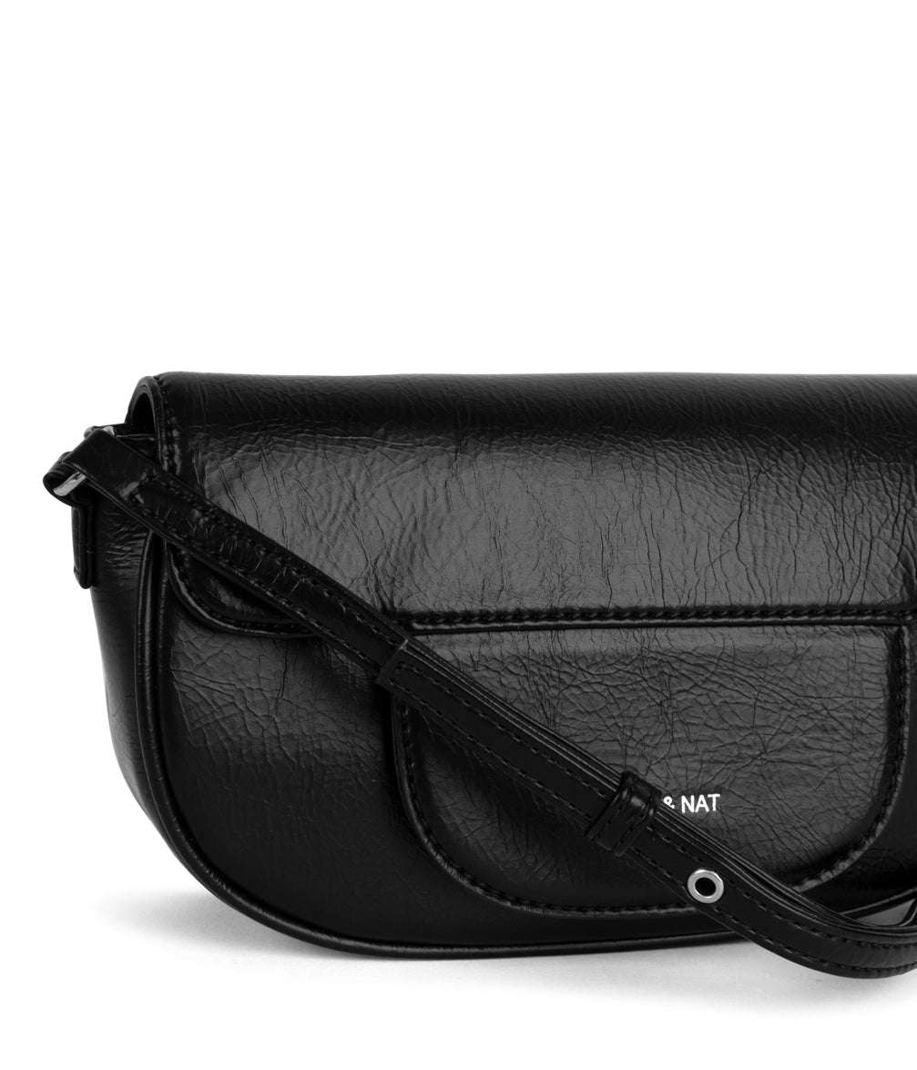 HAITI Vegan Crossbody Bag - Theme | Color: Black - variant::black