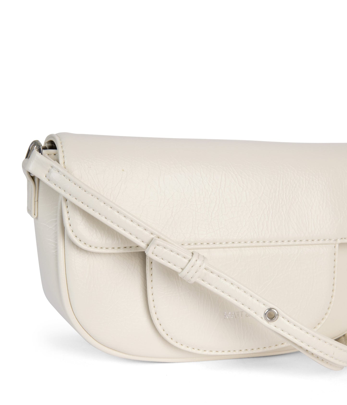 HAITI Vegan Crossbody Bag - Theme | Color: White - variant::snowberry