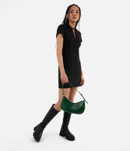 MARI Vegan Shoulder Bag - Theme | Color: Green - variant::mural