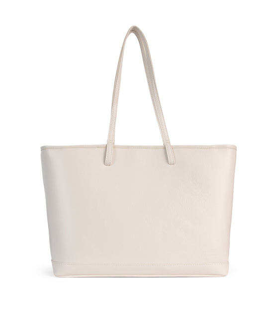 ELIZA Vegan Tote Bag - Theme | Color: White - variant::snowberry