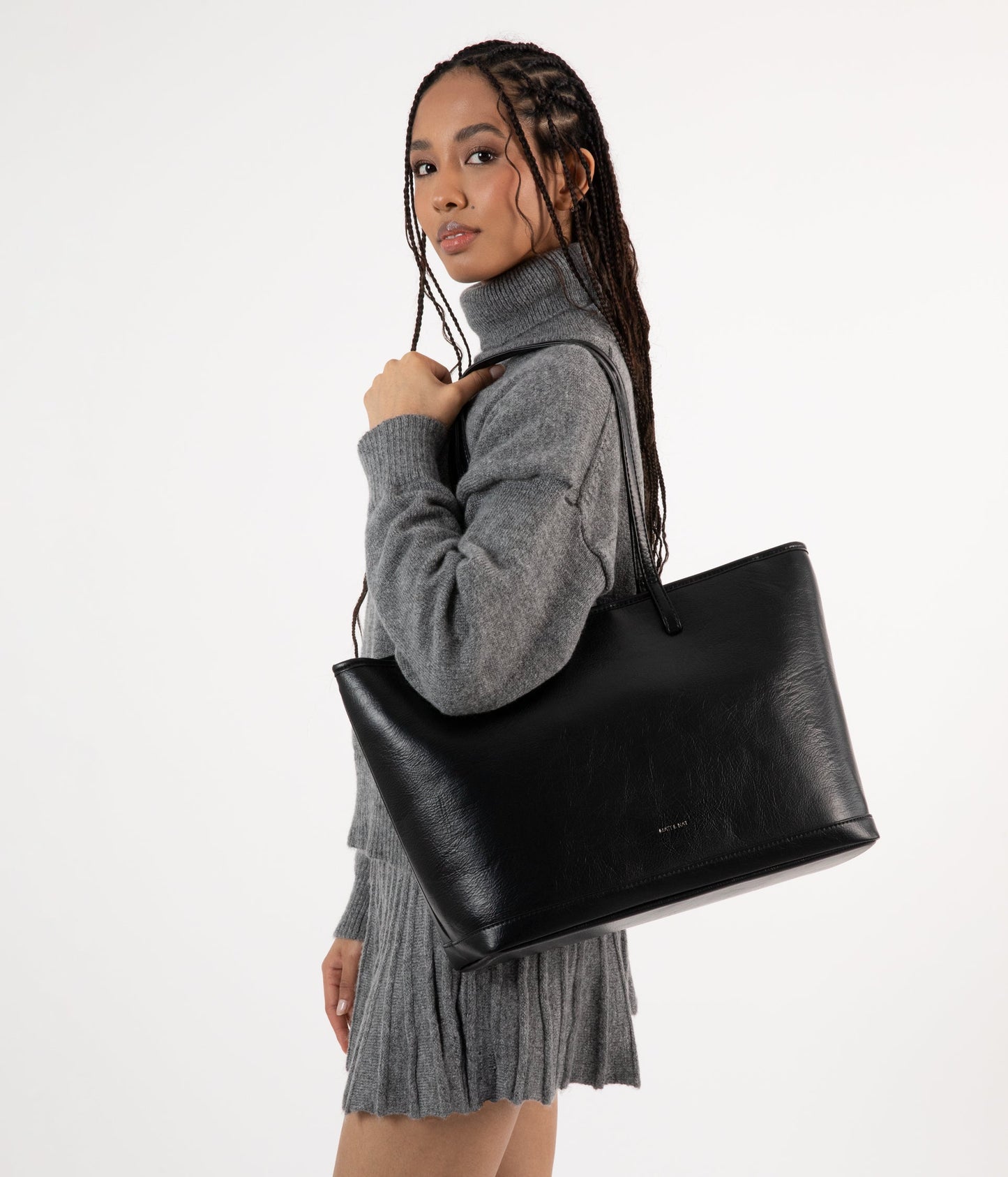 ELIZA Vegan Tote Bag - Theme | Color: Grey - variant::tint