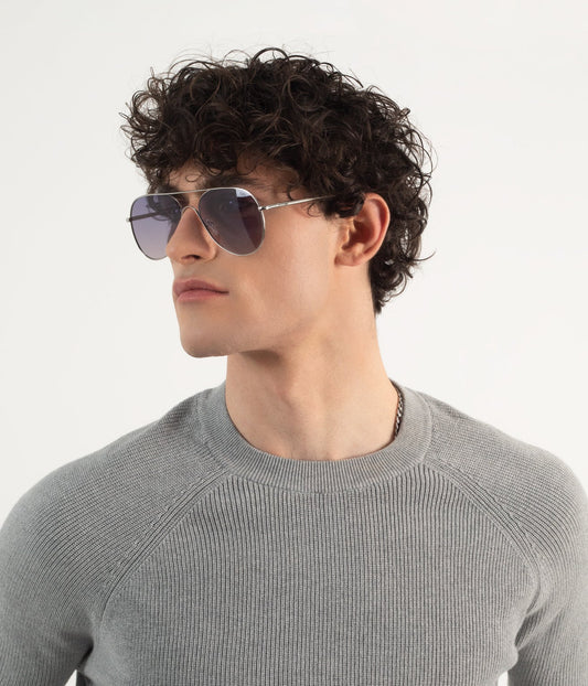 KAI Aviator Sunglasses | Color: Grey - variant::silver