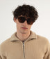 CHOI-2 Recycled Aviator Sunglasses | Color: Green, Brown - variant::green
