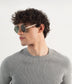 COLE Round Metal Sunglasses | Color: Gold, Khaki - variant::golkha