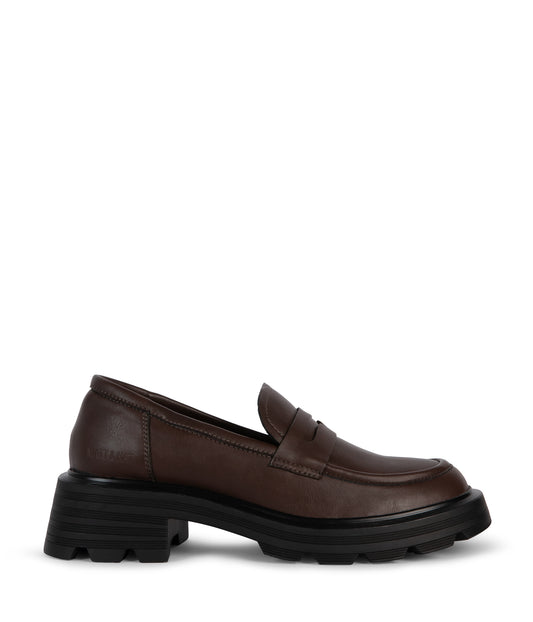 DIDO Women's Vegan Loafers | Color: Brown - variant::brown