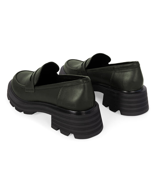 DIDO Women's Vegan Loafers | Color: Green - variant::green