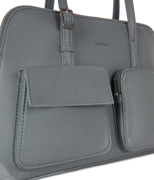 IMENA Vegan Tote Bag – Forum | Color: Dolphin - variant::dolphin