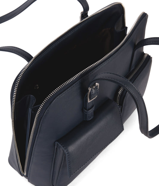 IMENA Vegan Tote Bag – Forum | Color: Navy - variant::navy