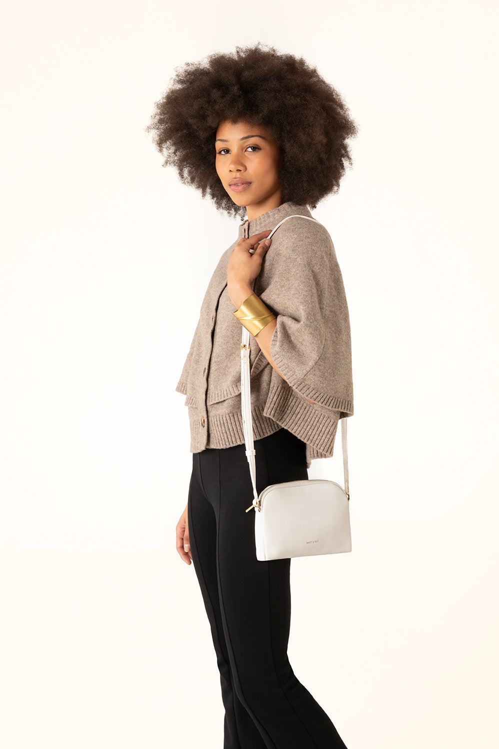 KRISTY Slim Vegan Crossbody Bag - Forum | Color: Dolphin - variant::dolphin