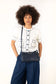 MIREILLE Vegan Clutch - Forum | Color: Navy - variant::navy