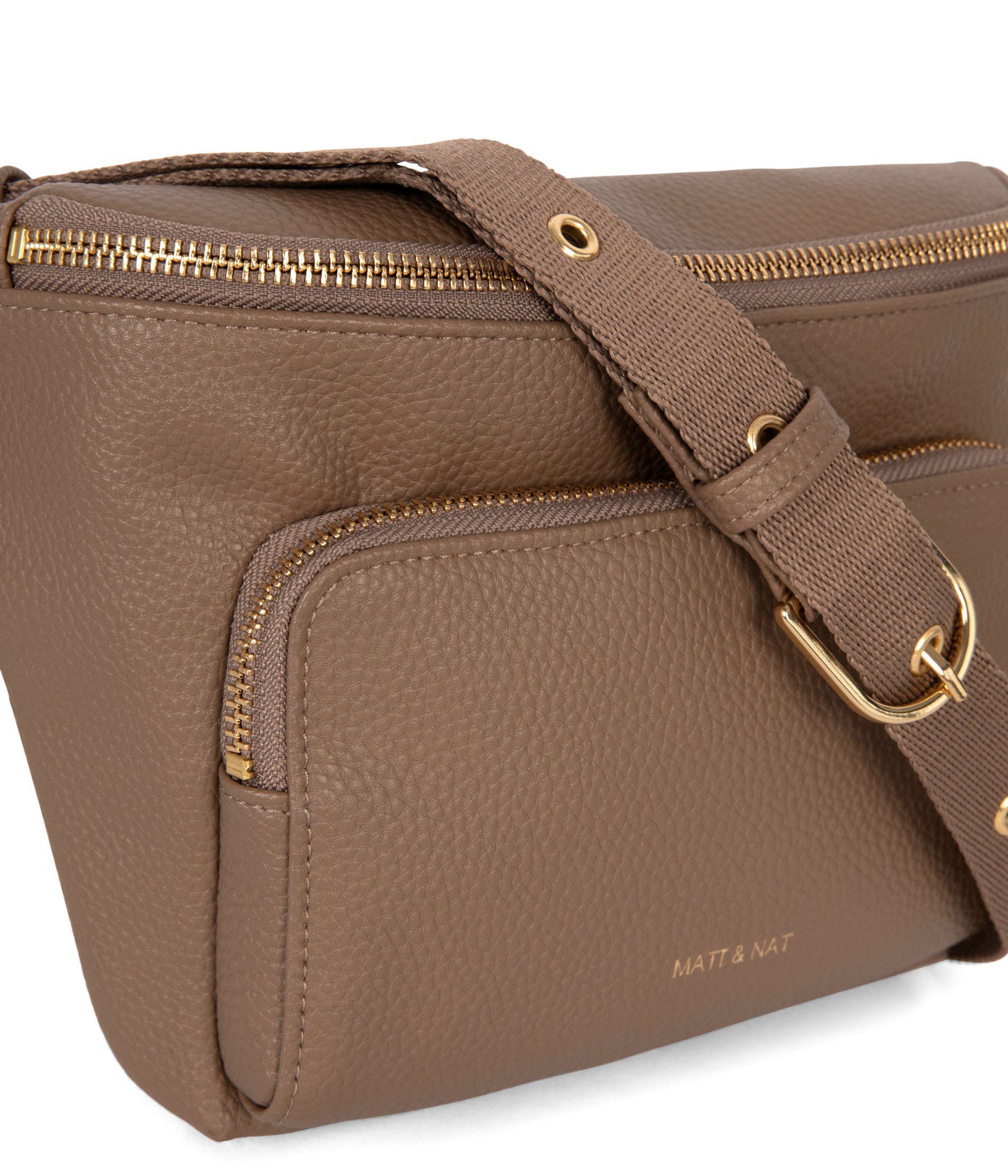 KORA Vegan Belt Bag - Grain | Color: Toffee- variant::toffee