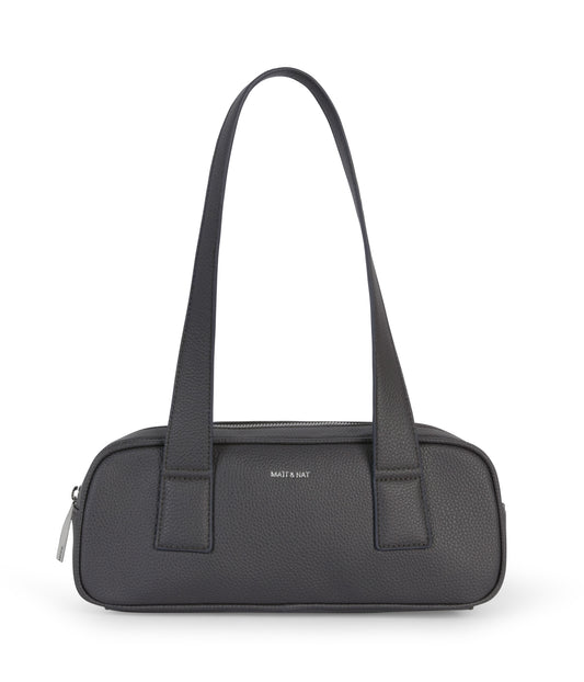 LEMUR Vegan Satchel – Grain | Color: Coal - variant::coal