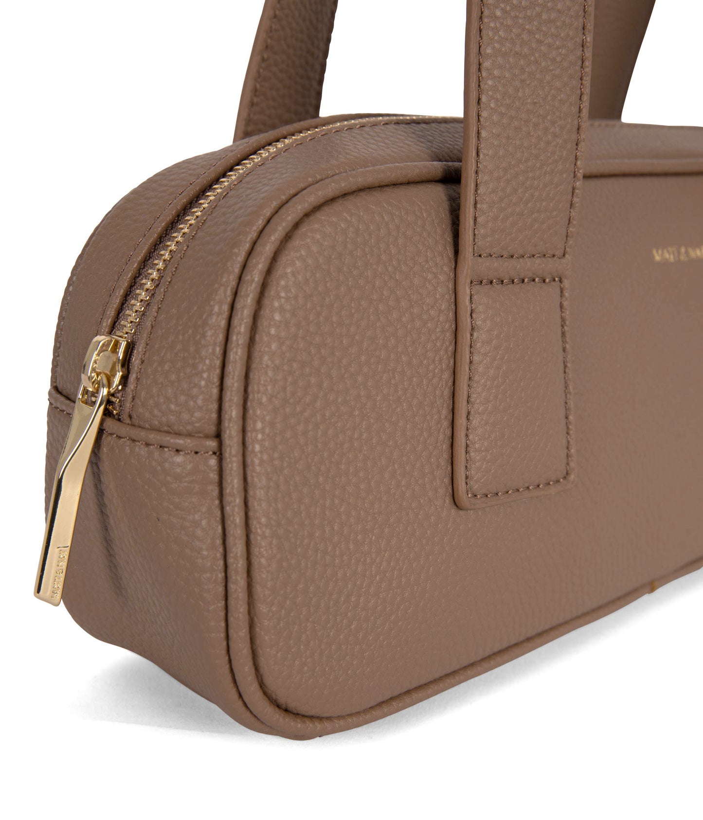 LEMUR Vegan Satchel – Grain | Color: Toffee- variant::toffee