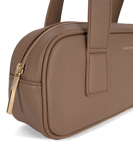 LEMUR Vegan Satchel – Grain | Color: Toffee- variant::toffee