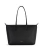 ABBI Vegan Tote Bag - Grain | Color: Black - variant::black