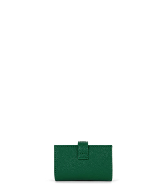 CREPE Vegan Accordion Card Holder – Grain | Color: Avocado - variant::avocado