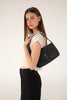 ISABELLE Vegan Shoulder Bag – Grain | Color: Black - variant::black