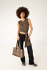 MOLLY Vegan Tote Bag – Grain | Color: Toffee - variant::toffee
