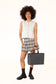 SEVYN Vegan Satchel - Grain | Color: Coal- variant::coal
