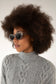 LACI Cat-Eye Recycled Sunglasses | Color: Blue - variant::blue