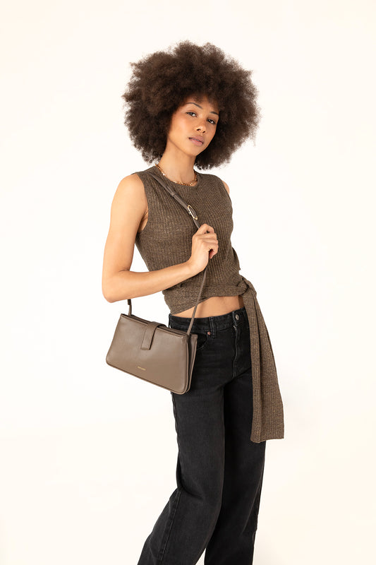 ADELINE Vegan Crossbody Bag - Theme | Color: Tomato - variant::tomato