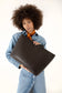 ELIZA Vegan Tote Bag - Theme | Color: Black - variant::black