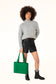 GARNI Vegan Tote Bag - Forum | Color: Dolphin - variant::dolphin