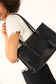 ZEPHYR Vegan Tote Bag – Theme | Color: Black - variant::black