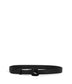 JUANA Women's Vegan Leather Belt | Color: Black - variant::black