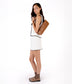 MURAL Vegan Shoulder Bag - Forum | Color: Llama - variant::llama