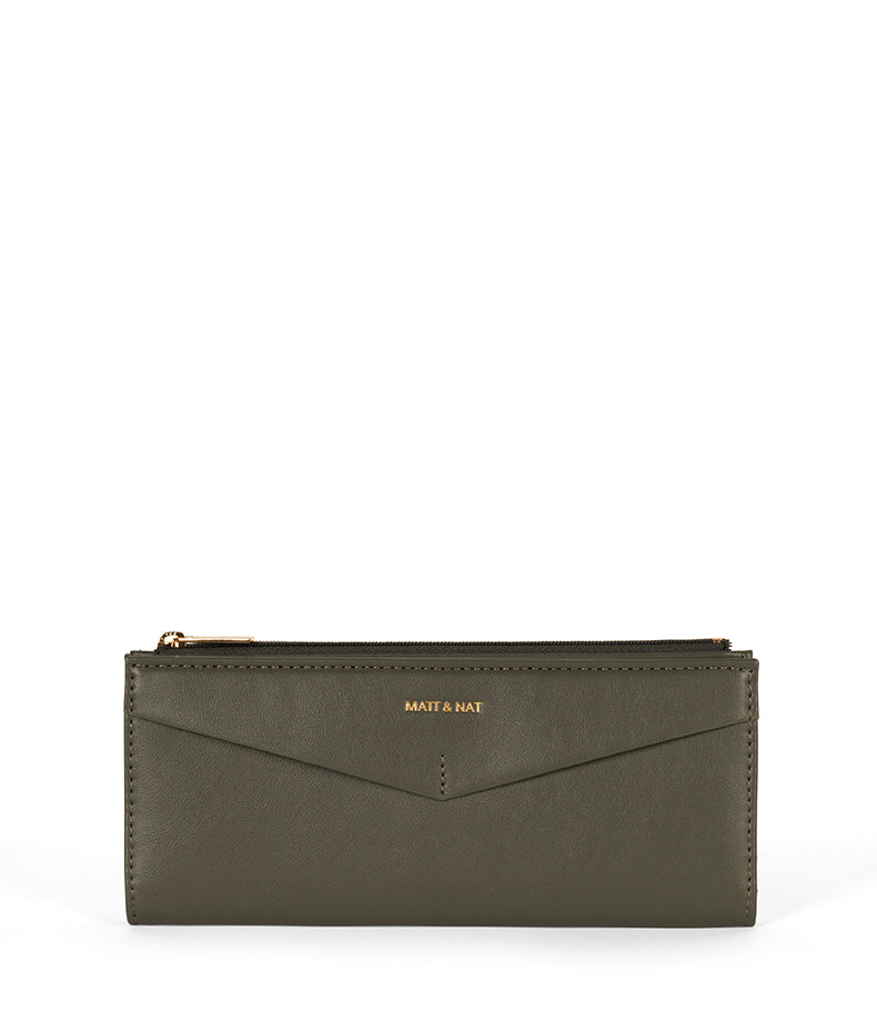 ROME Vegan Bifold Wallet - Forum | Color: Pickle - variant::pickle