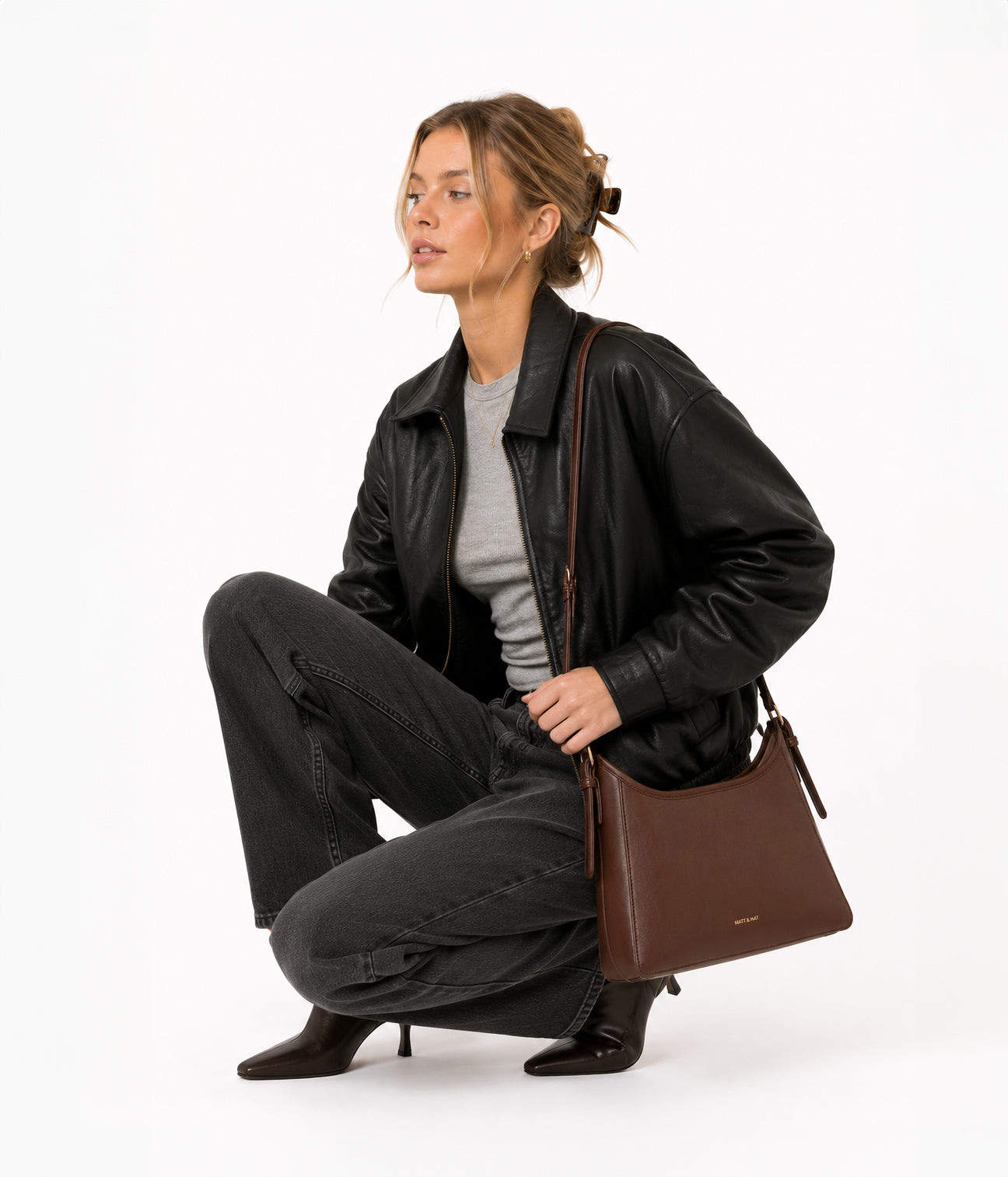 TERRA Vegan Crossbody Bag - Forum | Color: Llama - variant::llama