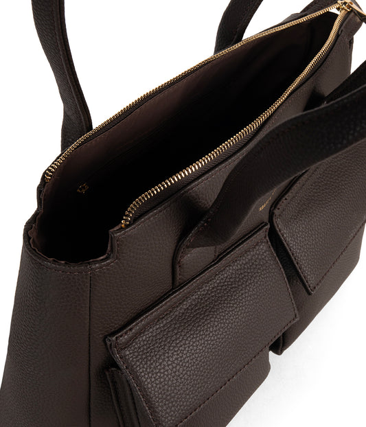 JORDI Vegan Tote Bag – Grain | Color: Fudge - variant::fudge
