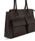 JORDI Vegan Tote Bag – Grain | Color: Fudge - variant::fudge