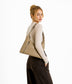 MORGAN Vegan Hobo Bag – Grain | Color: Almond - variant::almond