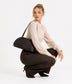 REA Vegan Satchel - Grain | Color: Fudge - variant::fudge