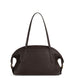 Vania Vegan Tote Satchel – Grain | Color: Fudge - variant::fudge
